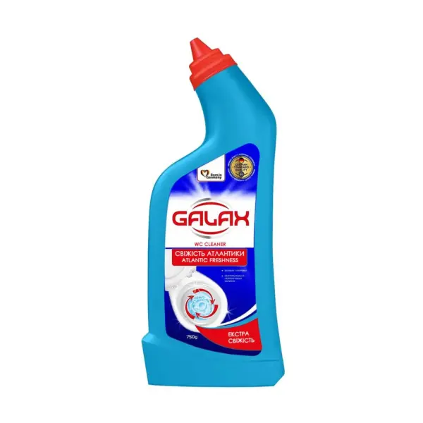 Засіб для чищення унітазу Свіжість Атлантики GALAX das PowerClean 750 г