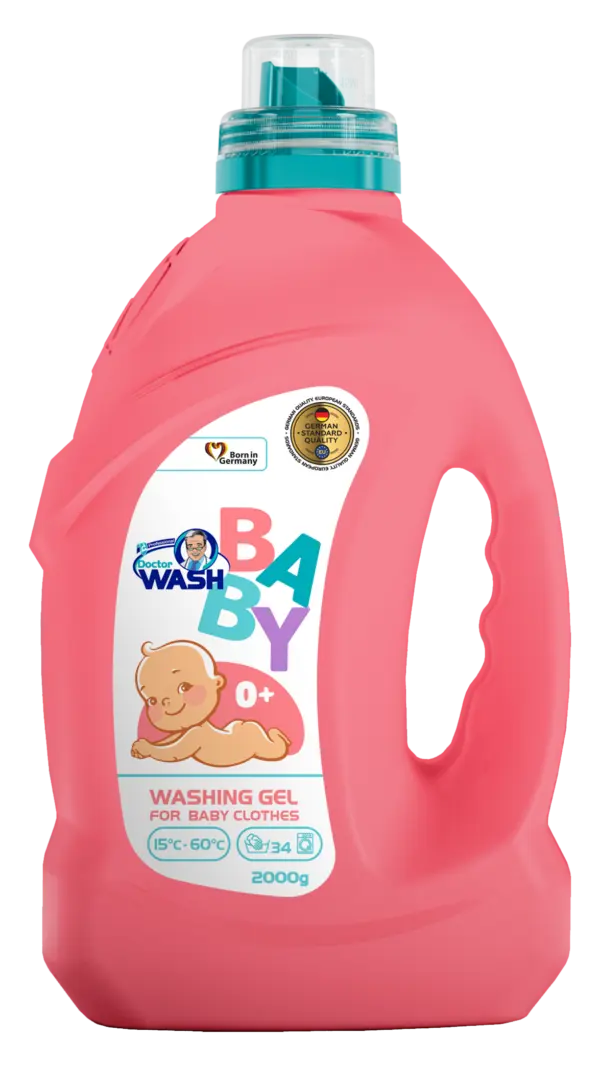 Гель для прання дитячий гіпоалергенний Doctor Wash Baby 2000 г (34 прань)