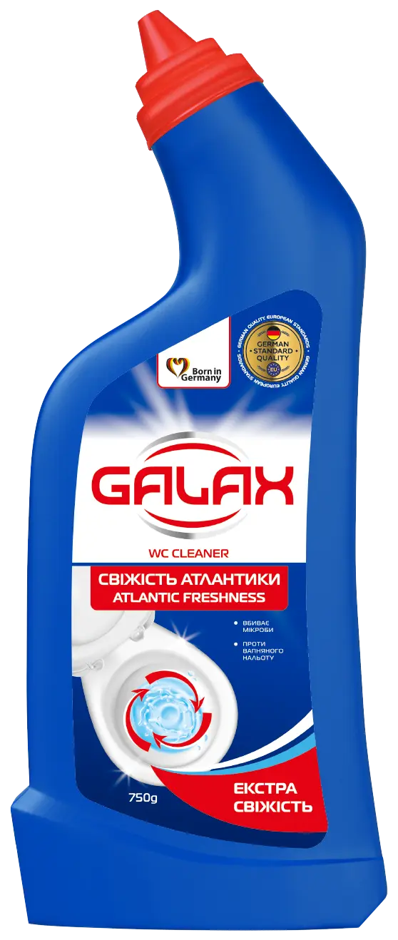 Гель для туалету з дезінфекцією Свіжість Атлантики GALAX 750 г