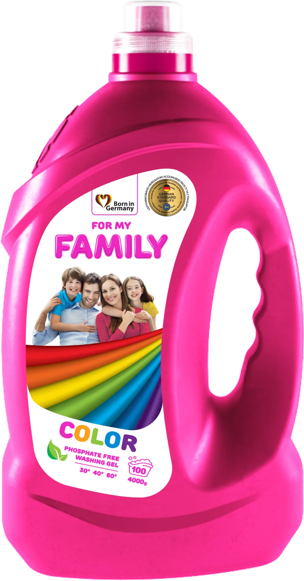Гель для прання кольорових речей For My Family 4000 г (100 прань)