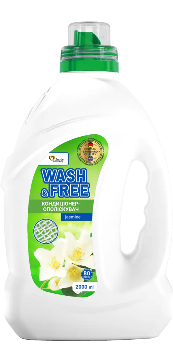 Кондиціонер для білизни жасмин Wash&Free 2000 мл