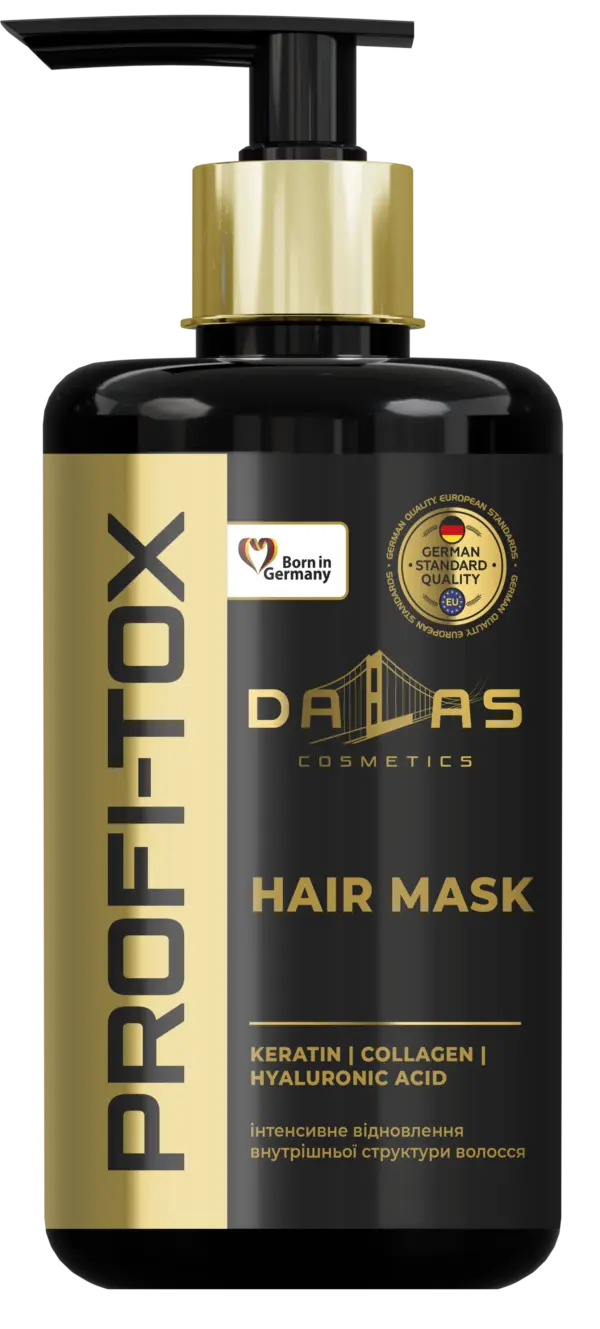 Маска для відновлення волосся з кератином і колагеном Dalas Profi-Tox 900 мл