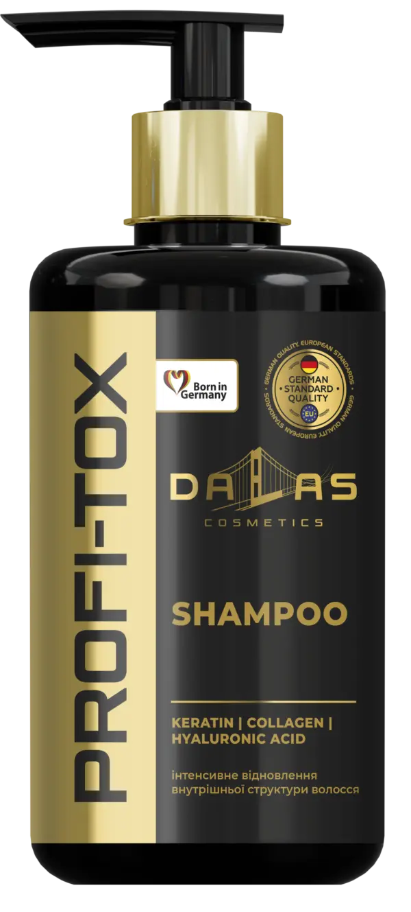Шампунь для відновлення з кератином і колагеном Dalas Profi-Tox 970 мл