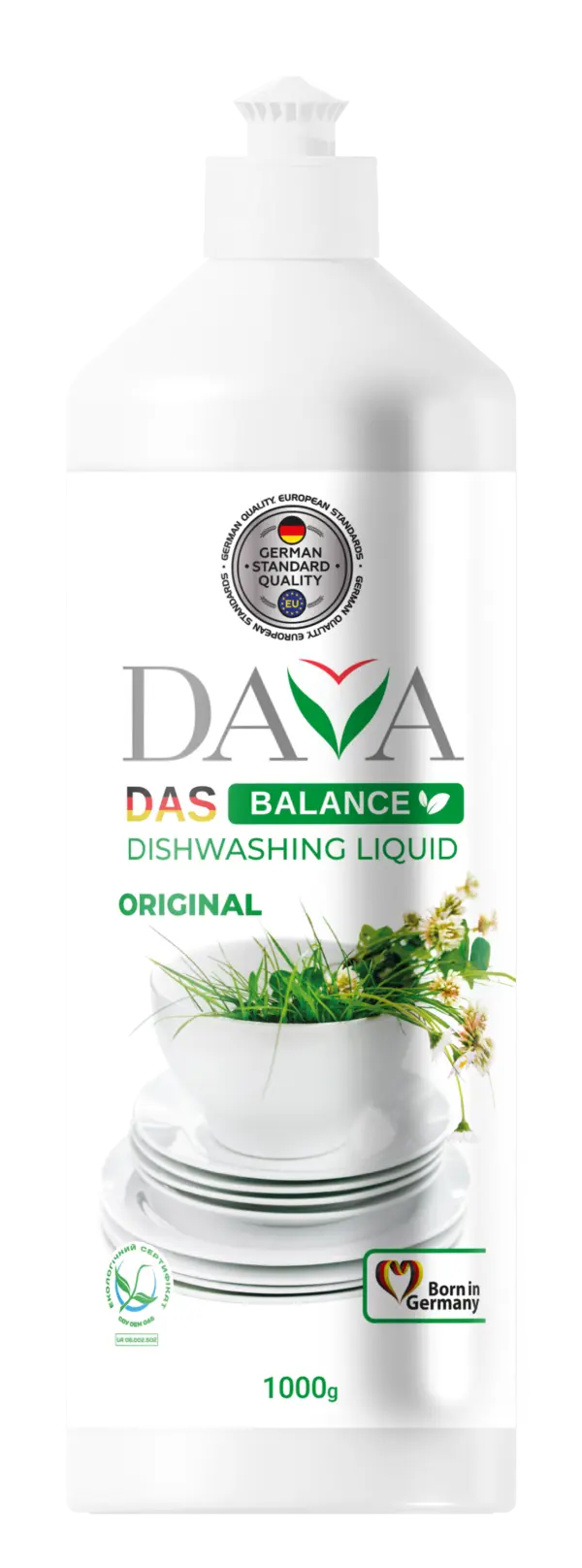 Еко засіб для миття посуду Original DAVA Balance 1000 г