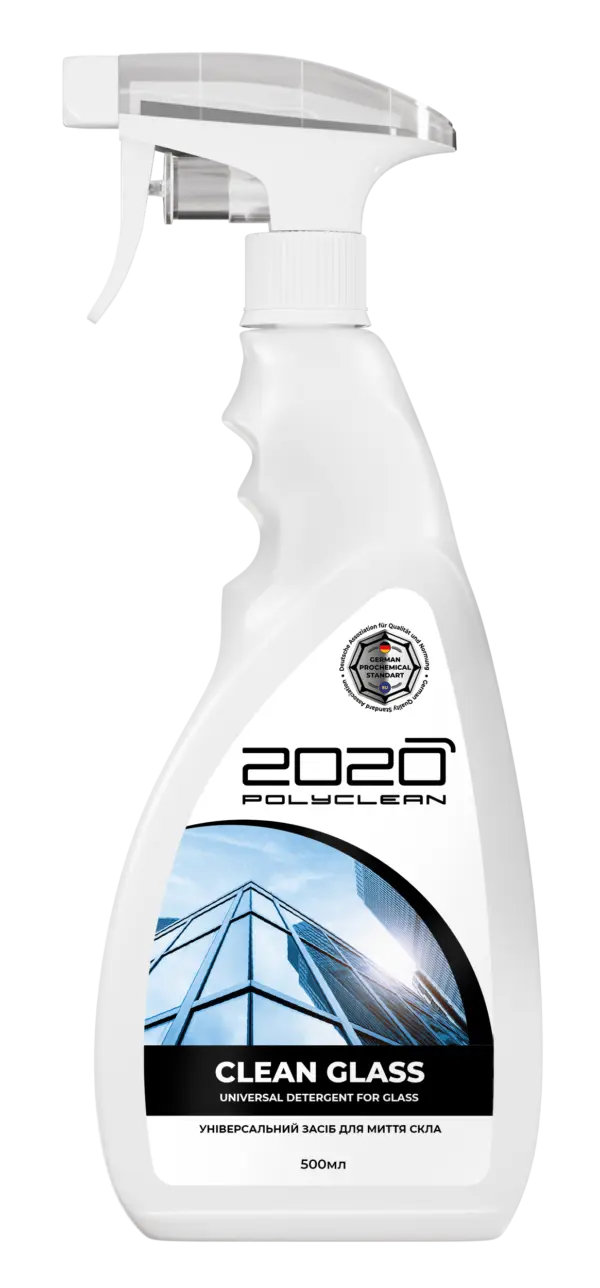 Спрей для миття скла авто Clean Glass Polyclean 500 мл