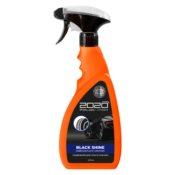 Кондиціонер для гуми та пластику авто Black Shine Polychrom 2020 500 мл