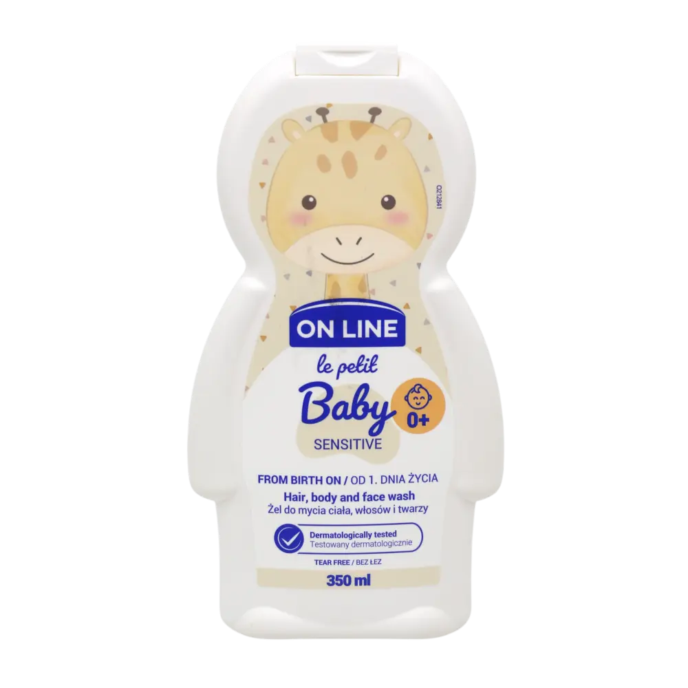 On Line Le Petit Baby Sensitive 0+ дитячий гель-шампунь для новонароджених 350 мл