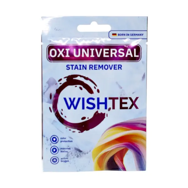 WishTex Oxi Universal Кисневий плямовивідник для білих і кольорових тканин (2 × 50 г)