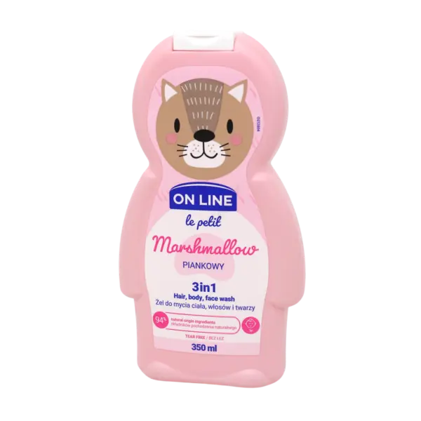 On Line Le Petit Marshmallow дитячий гель-шампунь 3в1 для волосся, тіла та обличчя 350 мл