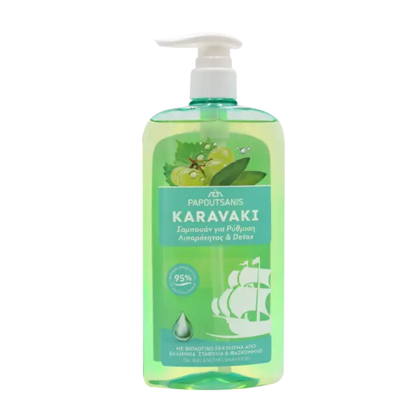 Karavaki Шампунь Oil Balance & Detox для жирного волосся 600 мл