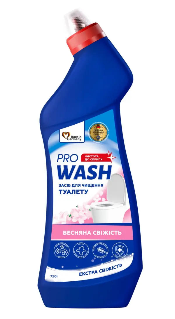 Засіб для чищення унітазу Весняна свіжість PRO WASH 750 г