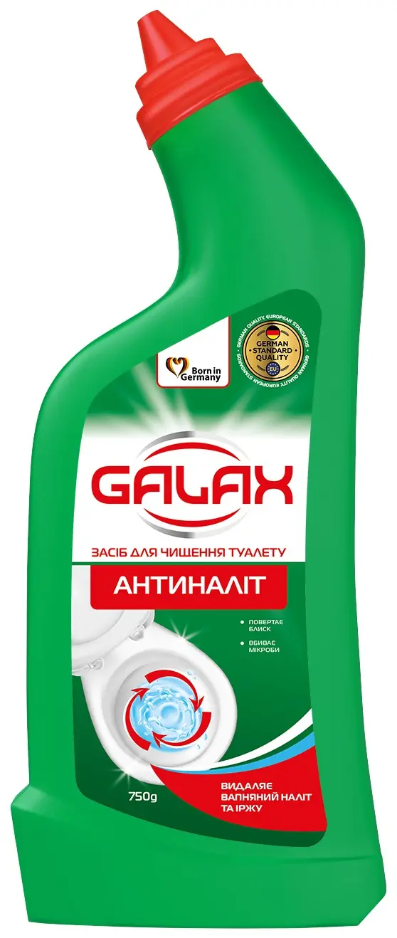 Засіб для чищення унітазу Антиналіт GALAX das PowerClean 750 г