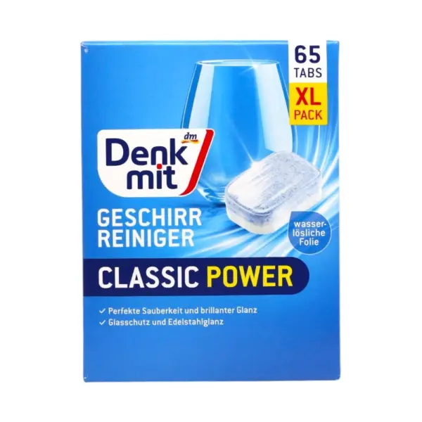 Denkmit Таблетки для посудомийної машини Classic 65 шт