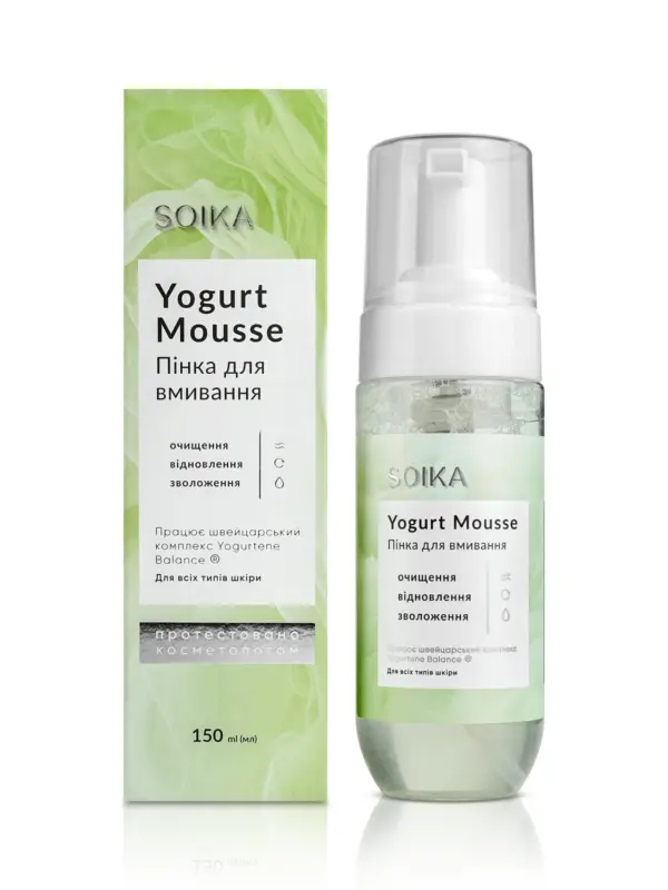 Soika Пінка для вмивання з пребіотичним комплексом Yogurtene Balance 150 мл