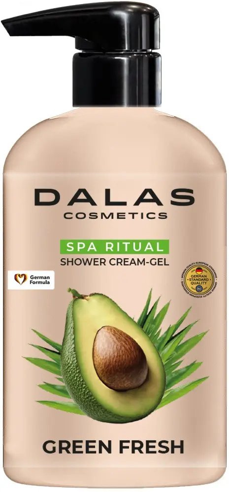 Крем-гель для душу Green Fresh Dalas Cosmetics 550 мл