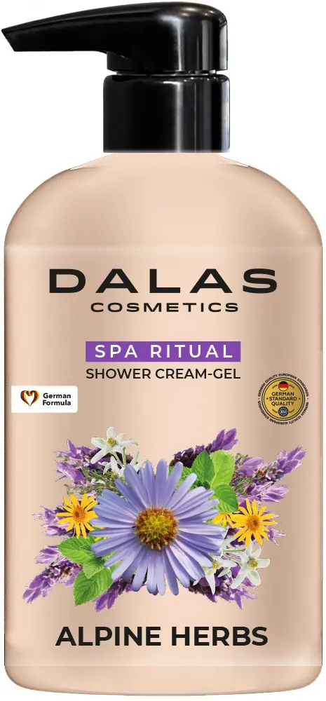Крем-гель для душу Alpine Herbs Dalas Cosmetics 550 мл