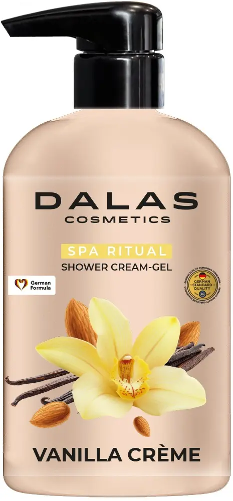 Крем-гель для душу Vanilla Crème Dalas Cosmetics 550 мл