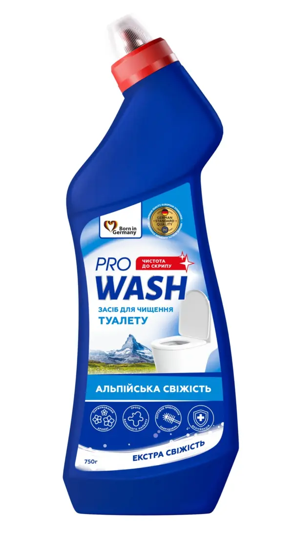 Засіб для чищення унітазу Альпійська свіжість PRO WASH 750 г