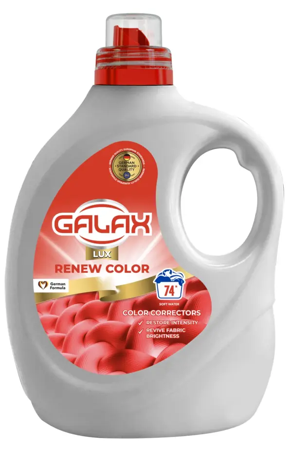 Гель для прання Galax Lux Відновлення кольору для кольорових речей, 2,979 л, 74 прання