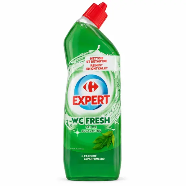 Засіб для унітазу Carrefour Expert WC Fresh Eucalyptus, гель, 750 мл