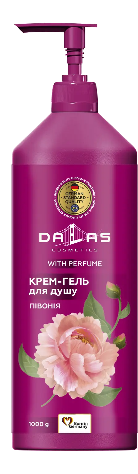 Крем-гель для душу Півонія Dalas 1000 г