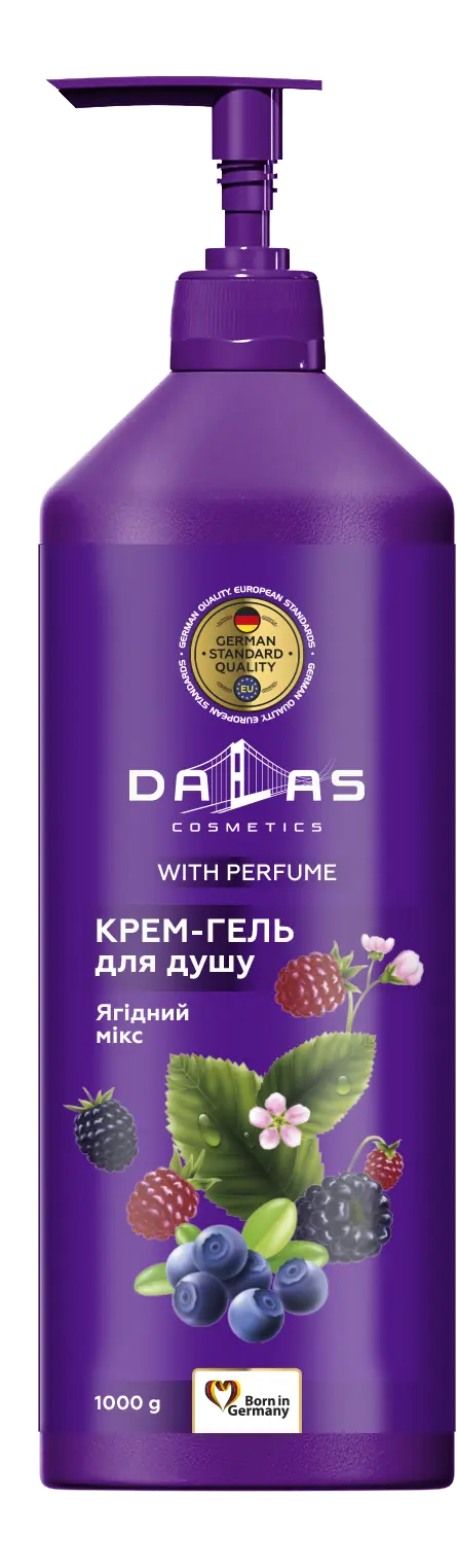 Крем-гель для душу Ягідний мікс Dalas 1000 г
