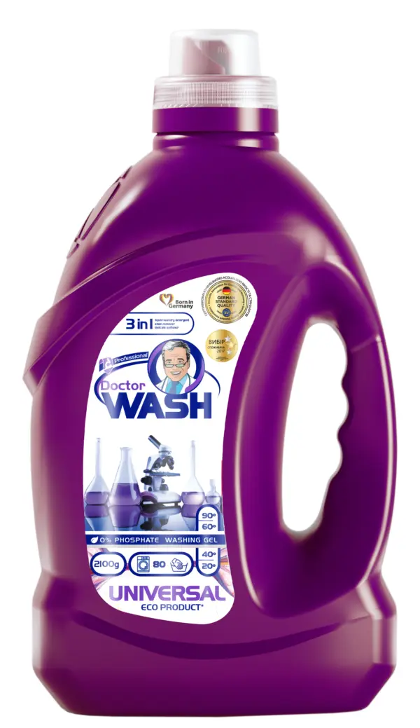 Гель для прання універсальний 3в1 Doctor Wash 2100 г (84 прань)
