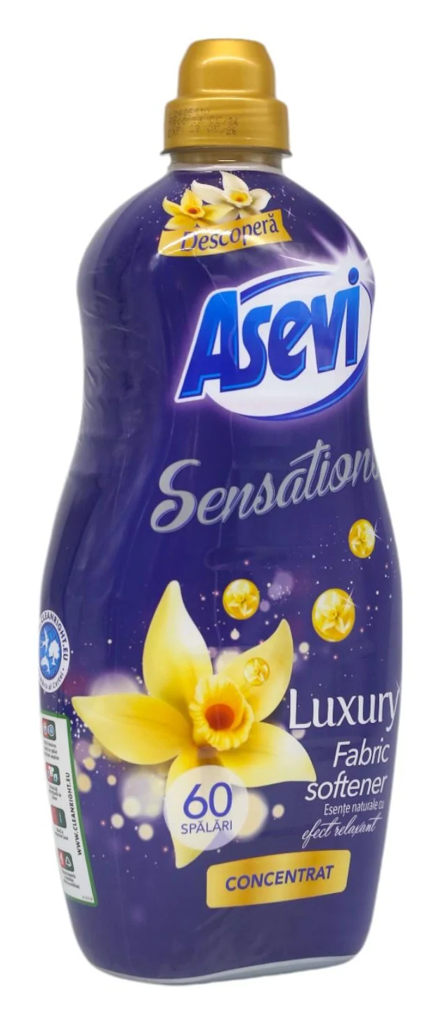 Кондиціонер для білизни Asevi Sensations Luxury концентрований, 1,44 л, 60 прань