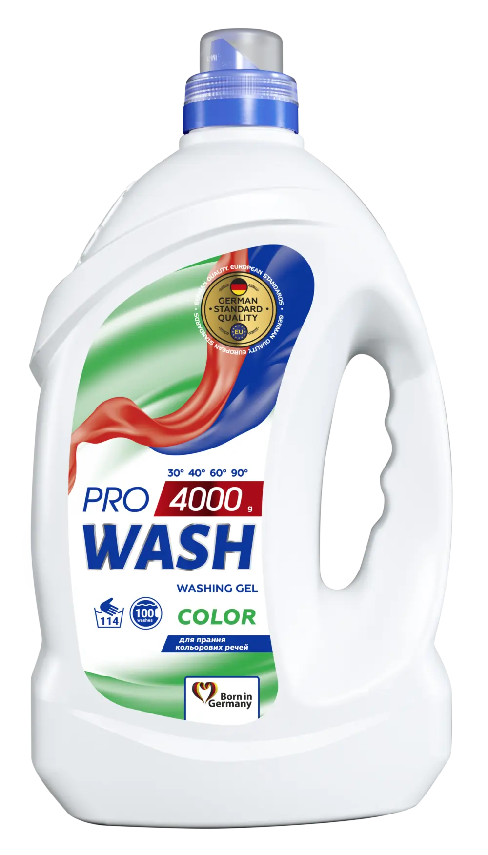Гель для прання кольорових речей PRO WASH 4000 г (114 прань)