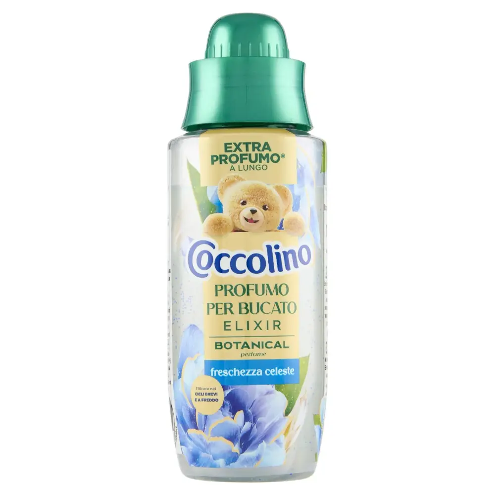 Парфумований еліксир для білизни Coccolino Freschezza Celeste, 342 мл