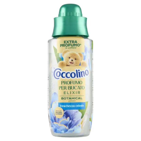 Парфумований еліксир для білизни Coccolino Freschezza Celeste, 342 мл