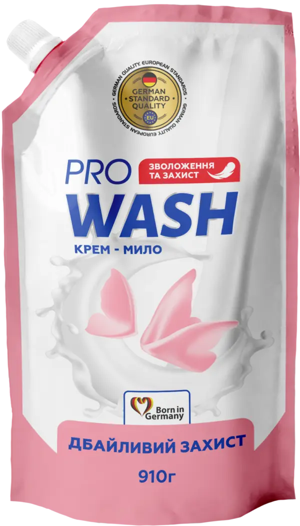 Рідке крем-мило Дбайливий захист PRO WASH 880 мл дой-пак