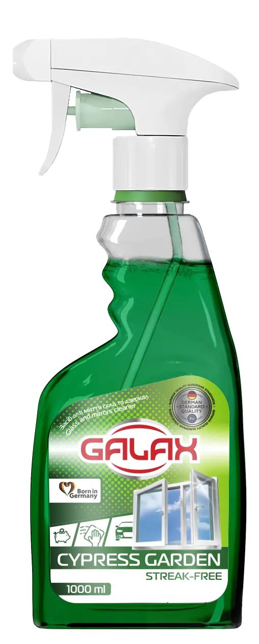 Спрей для миття скла Кипарисовий сад GALAX 1000 мл