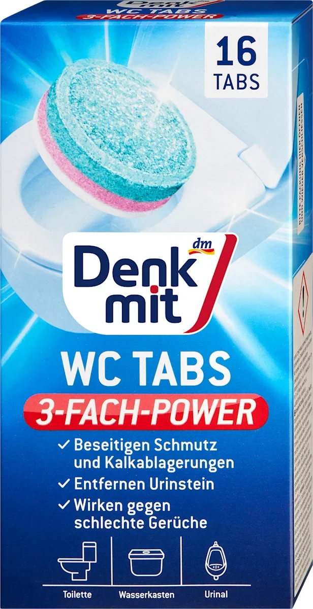 Таблетки для унітазу Denkmit, 16 шт