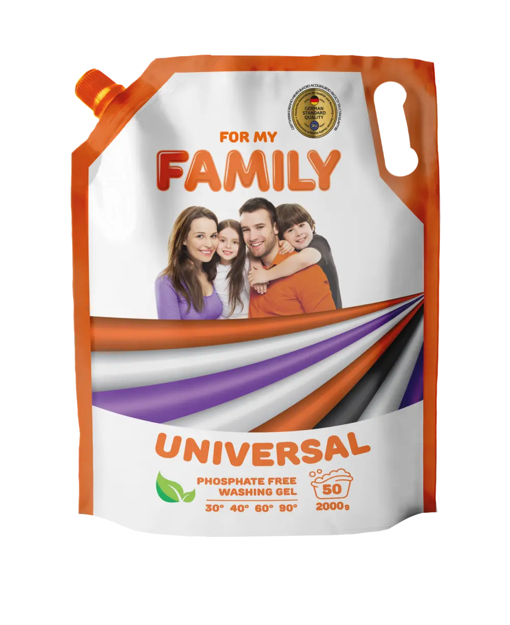 Гель для прання універсальний For My Family 2000 г дой-пак (50 прань)