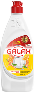 Засіб для миття посуду концентрований Цитрусовий мікс GALAX 480 г GALAX-DISH-CITRUS-MIX фото