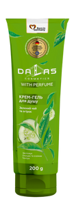 Крем-гель для душу Зелений чай та огірок Dalas 200 г DL-SHOWER-GEL-GREEN-TEA-CUCUMBER-200G фото