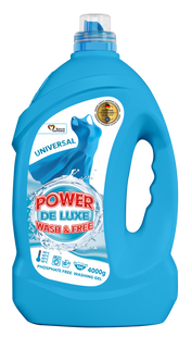 Гель для прання універсальний POWER DE LUXE 4 кг (100 прань) PDL-GEL-UNIVERSAL-BOTTLE фото