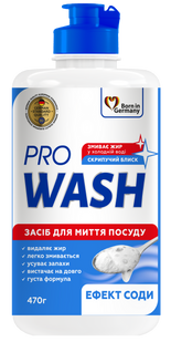 Засіб для миття посуду Ефект Соди PRO WASH 470 г з дозатором PROWASH-DISH-SODA-BOTTLE фото