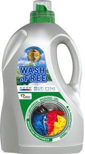 Гель для прання Гірська свіжість Wash&Free 5 кг пляшка WF-GEL-MOUNTAIN-BOTTLE фото
