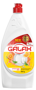 Засіб для миття посуду концентрований Цитрусовий мікс GALAX 950 г GALAX-DISH-CITRUS-MIX фото