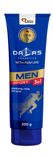 Чоловічий гель для душу 3в1 Sport Dalas 200 мл DL-MEN-SHOWER-GEL-3IN1-SPORT-200ML фото