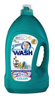 Гель для прання кольорових речей 3в1 Doctor Wash 4.2 кг (168 прань) DW-PRO-GEL-COLOR фото