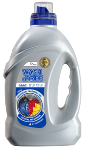 Гель для прання універсальний Wash&Free 2 кг пляшка (67 прань) WF-GEL-UNIVERSAL-BOTTLE фото