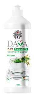 Еко засіб для миття посуду Original DAVA Balance 1000 г DV-BALANCE-DISH-LIQUID-ORIGINAL фото