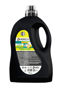 Засіб для миття посуду професійний Лимон та м'ята 2K HORECA 5 л 2KH-PRO-DISH-LIQUID-LEMON-MINT-5L фото