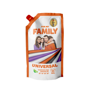 Гель для прання універсальний For My Family 1 кг дой-пак (25 прань) FMF-GEL-UNIVERSAL-REFILL фото