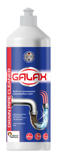 Гель для прочищення труб GALAX 1000 г GALAX-DRAIN-CLEANER фото