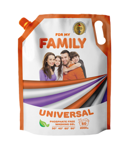 Гель для прання універсальний For My Family 2 кг дой-пак (50 прань) FMF-GEL-UNIVERSAL-REFILL фото