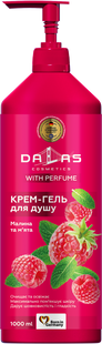 Крем-гель для душу Малина та м'ята Dalas 1 л DL-SHOWER-GEL-RASPBERRY-MINT-200G фото